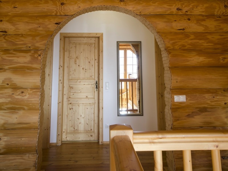 Luxus-Ferienhaus Blockhaus Chalet mit Sauna, Fussbodenheizung, Kamin